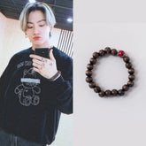 Jungkook Mocha Beaded Bracelet