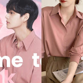 Taehyung Rose Pink Shirt