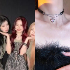 Ryujin Black Heart Chain Choker