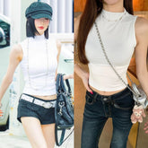 Asa Mock-Neck Tank Top