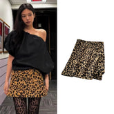 Jennie Leopard A-Line Skirt
