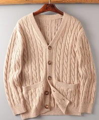 Taehyung Twist Knit Cardigan