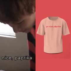 Taehyung’s “Yo Nice Paprika” Shirt