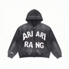 Official BTS World Tour "Arirang" Las Vegas Zip Up Hoodie (Charcoal)