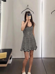 Lisa Textured Knit Mini Dress
