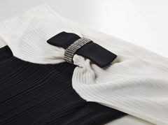 Jiwoo Bow Off-Shoulder Dress