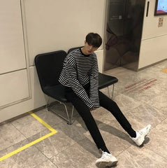 RM Noir Classic Striped Tee