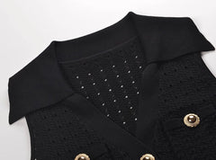 Jisoo Peplum Knitted Dress