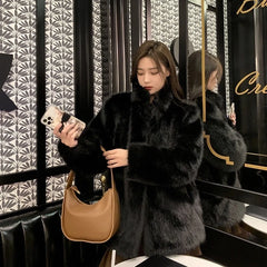 Chaewon Fur Coat