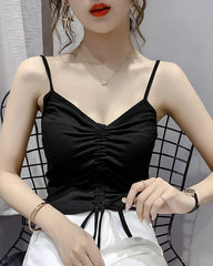 Ryujin Drawstring Crop Top