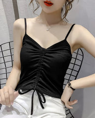 Ryujin Drawstring Crop Top