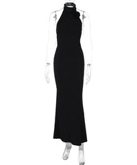 Rei Black Flower Dress