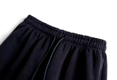 Karina Black Heart Print Sweatpants