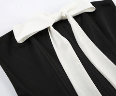Natty Bow Ruffle Dress