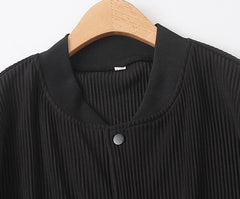 Bang Chan Ribbed Bomber Jacket