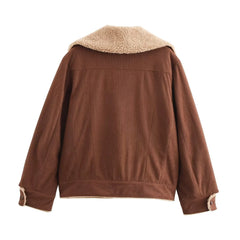 Eunchae Corduroy Sherpa Jacket