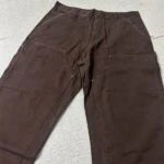 Taehyung Mocha Rivet Patch Pants