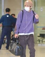 Brown Rivet Patch Pants | Taehyung – BTS