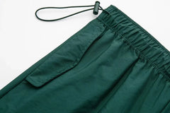 Danielle Olive Parachute Drawstring Pants