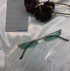 Rei Green Lens Micro Sunglasses