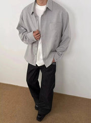Jin Ash Casual Pocket Shirt