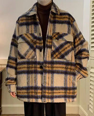 Seungmin Plaid Wool Jacket