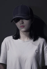 J-Hope Black Stitch-Out Baseball Cap