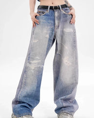 J-Hope Faded Distressed Jeans