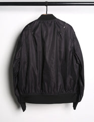 J-Hope Noir Studded Bomber Jacket