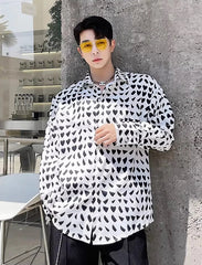 Jay White Heart Pattern Shirt