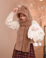 Jennie Bear Ears Scarf Hat