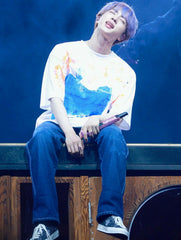 Jin Ivory Graffiti Design Tee