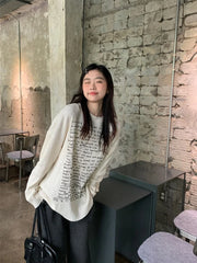 Minju Handwritten Knit T-Shirt