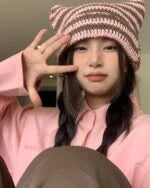 Taehyung Crochet Cat Ears Hat