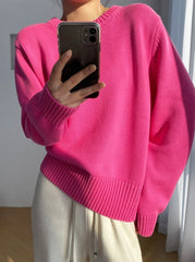 Jimin Blush Basic Sweater