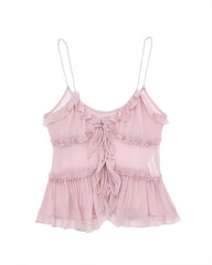 Lily Ruffled Sling Top