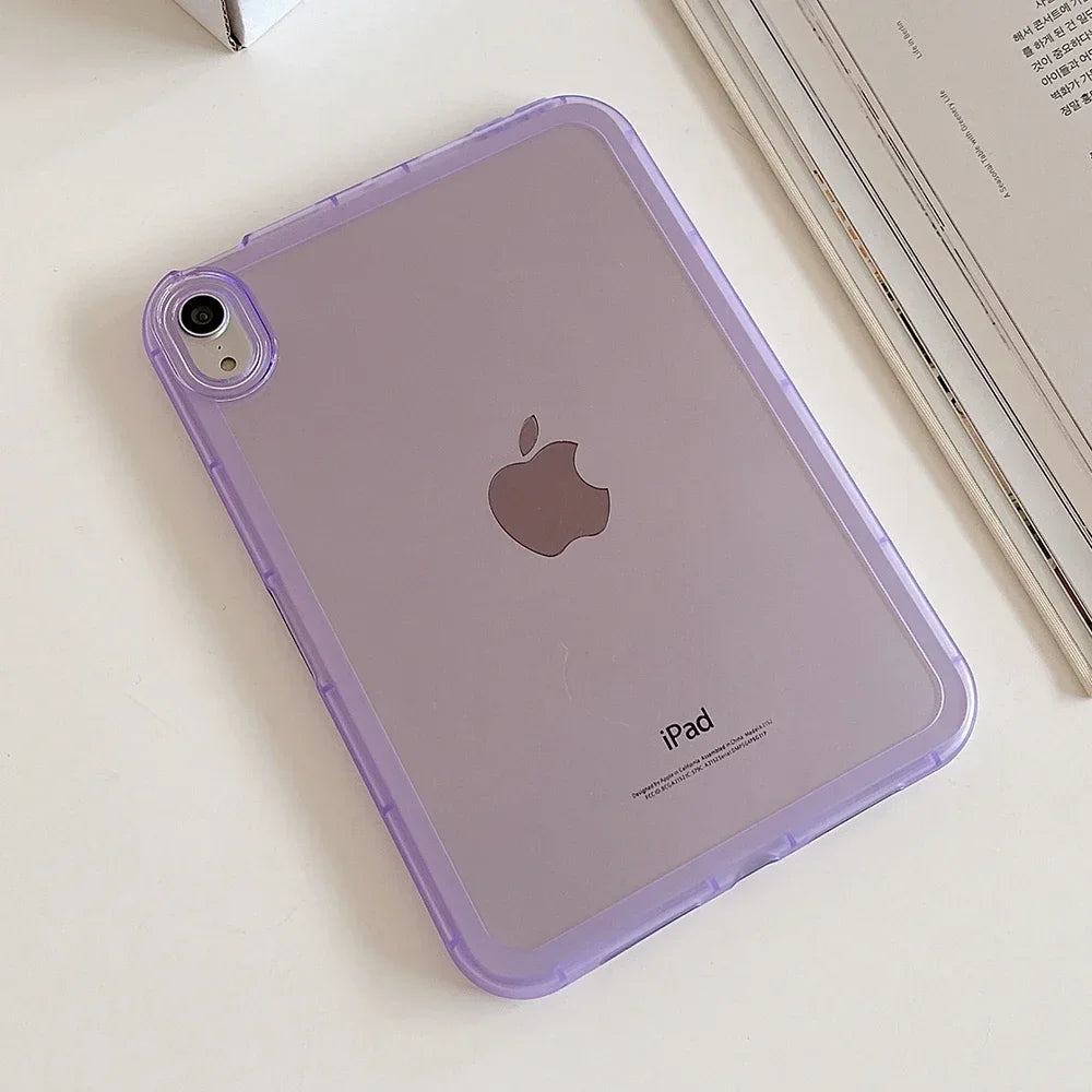Clear Back Color Bumper iPad Case