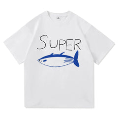SuperTuna™ Retro Kawaii Cotton T-Shirt Harajuku Style