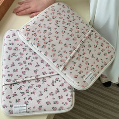 Floral Padded Laptop Sleeve