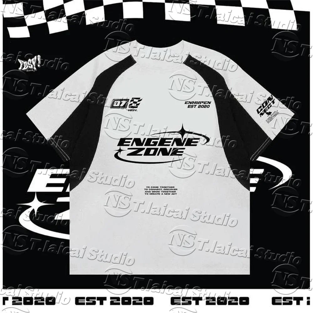 Y2K Moto Graphic Tee