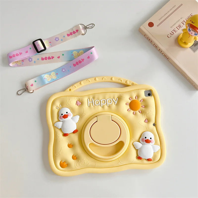 Cute Duck Kids Tablet Case