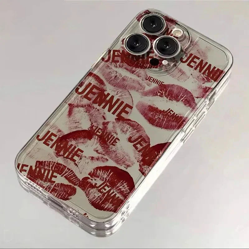 Jennie “J-Jennie” Korean Minimal Letter Phone Case