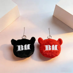 BABYMONSTER Cartoon Plush Coin Purse Keychain