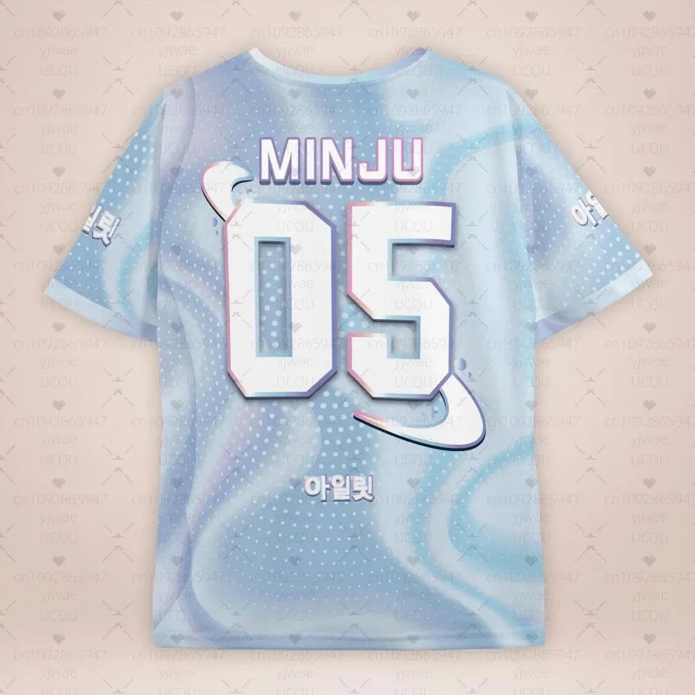 ILLIT MINJU-Inspired 2025 Oversized Summer Tee
