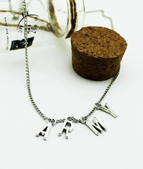 Jimin Silver ChimChim “ARMY” Necklace