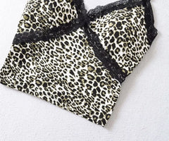 Julie Leopard Lace Camisole