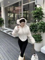 Jisoo Corset Puffer Jacket