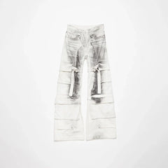 Lisa Gradient Cargo Jeans