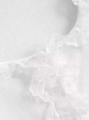 Natty Lace Ruffle Top