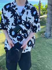 Taehyung Ivory Large Floral Shirt